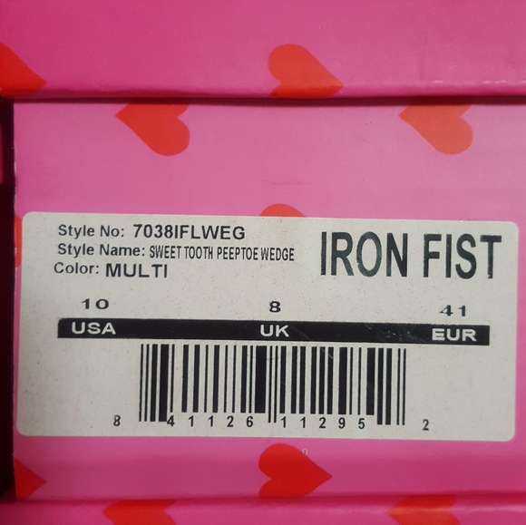 Iron Fist Sweet Tooth Peeptoe Wedges - Picture 12 of 15